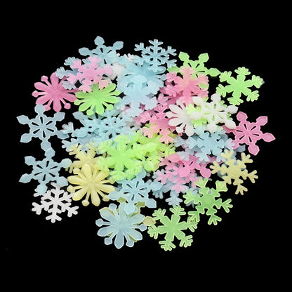 Luminous Snowflake Wall Stickers