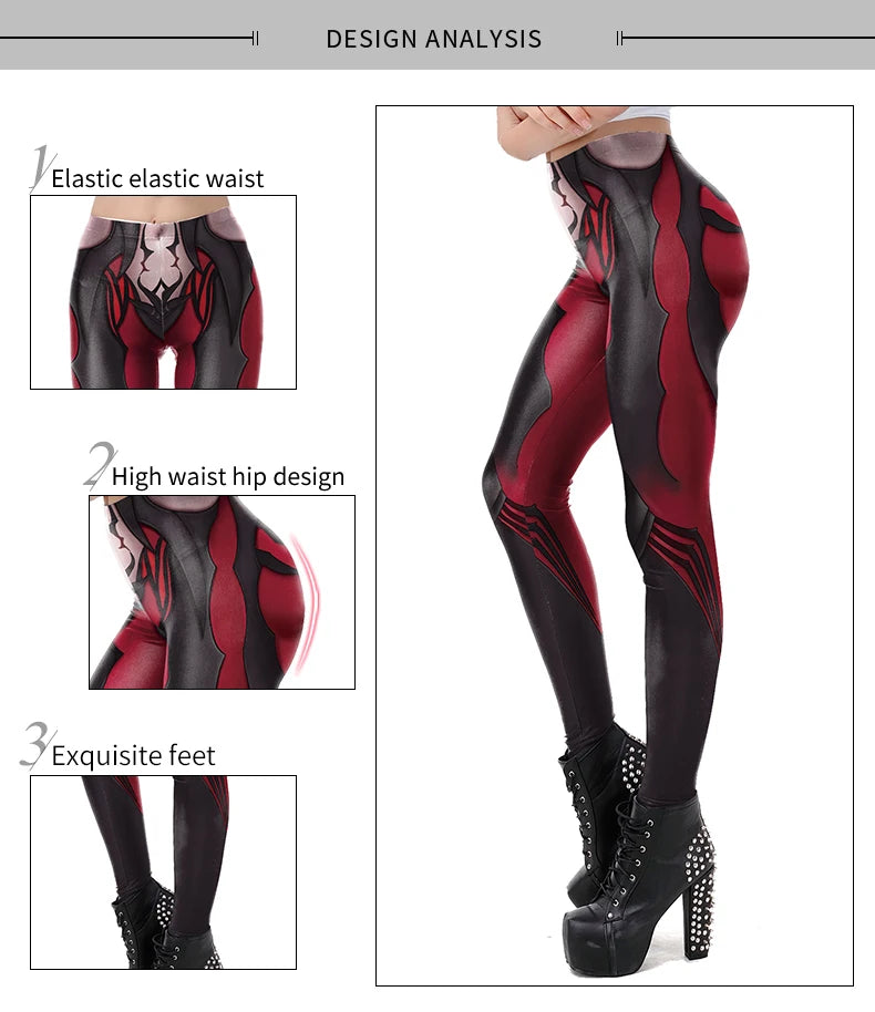 NADANBAO Women Leggings Gothic