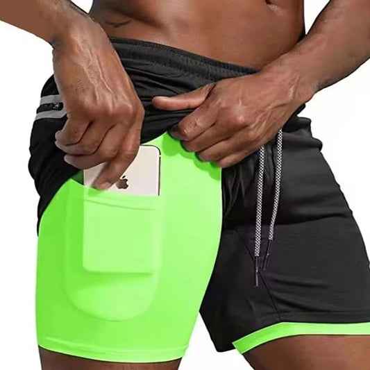 Sportswear Double-deck Running Shorts