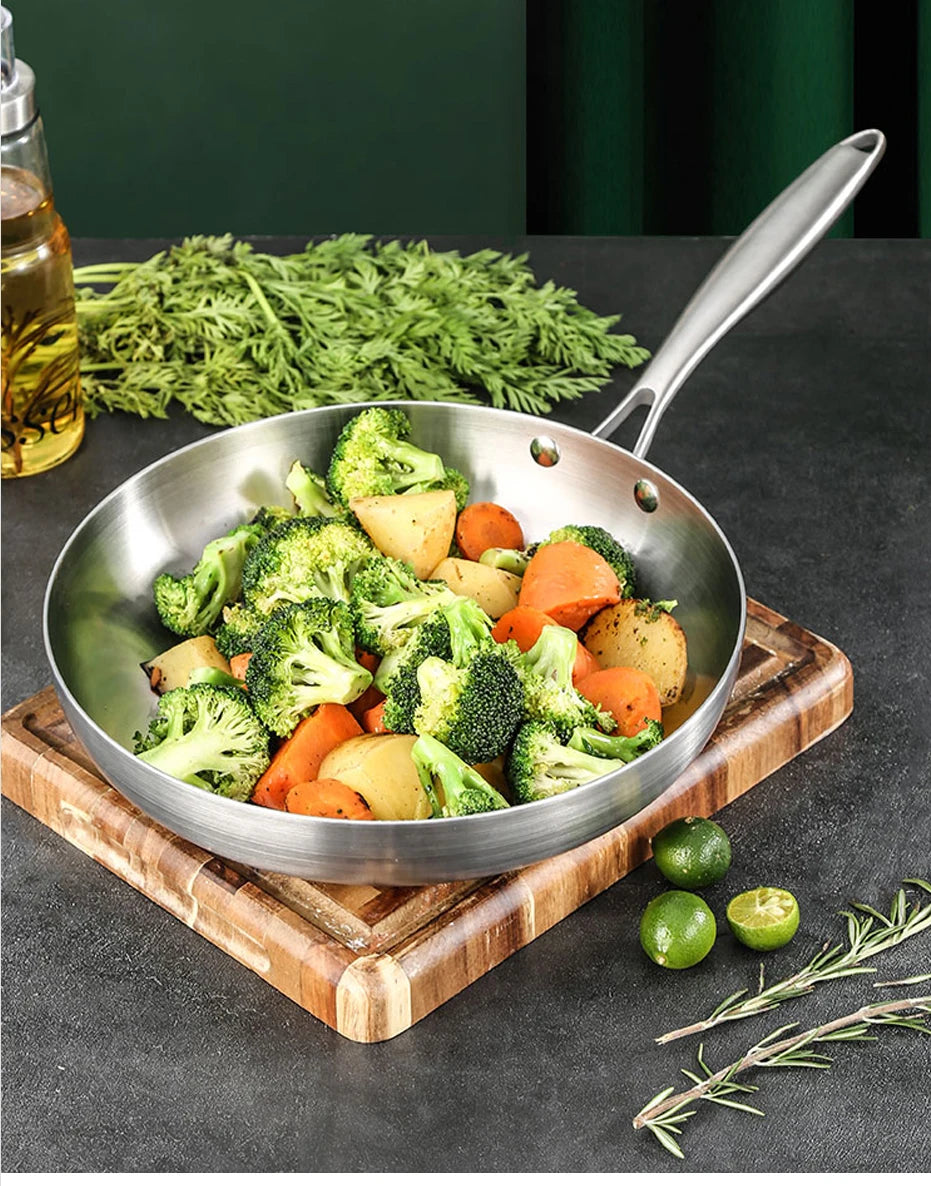 Stainless Steel Frying Pan