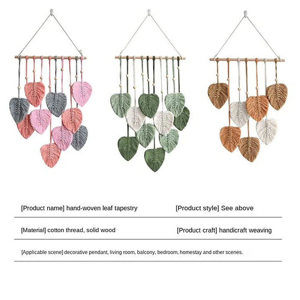 Leaf Macrame Wall Hanging