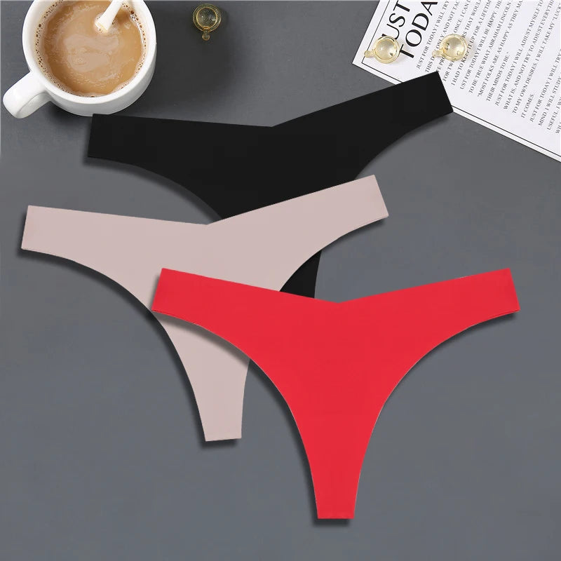 Women Ice Silk Seamless Underpants