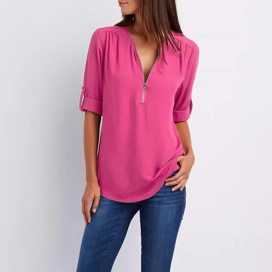 WOMEN NECK BLOUSE