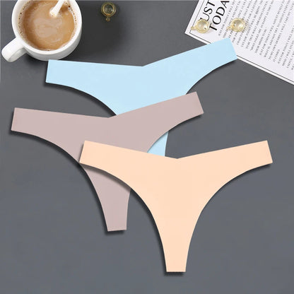 Women Ice Silk Seamless Underpants