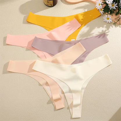 Women Ice Silk Seamless Underpants