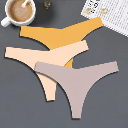 Women Ice Silk Seamless Underpants