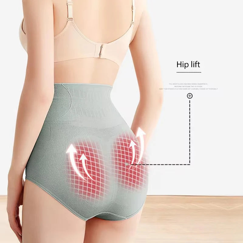 FINETOO Women High Waist Shaping Panties