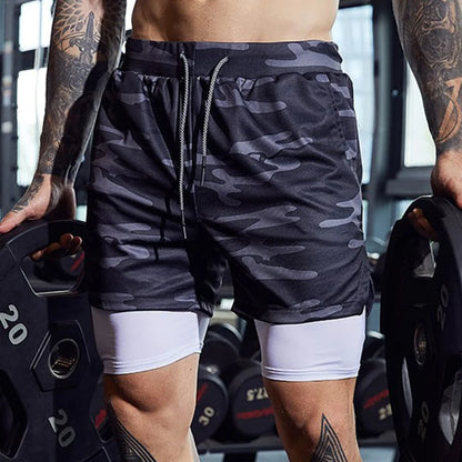 Sportswear Double-deck Running Shorts