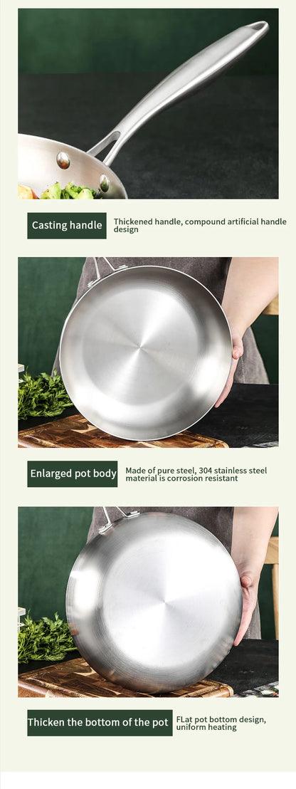 Stainless Steel Frying Pan