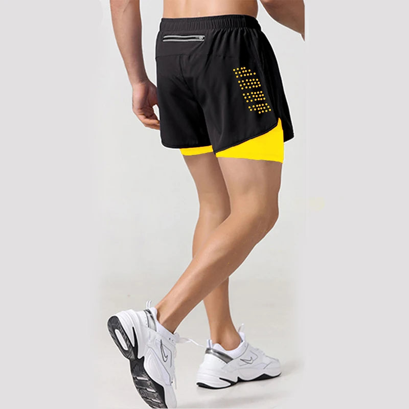 New Men Running Shorts Gym Sports