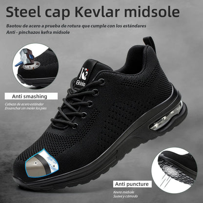 Air Cushion Work Safety Shoes For Men Women