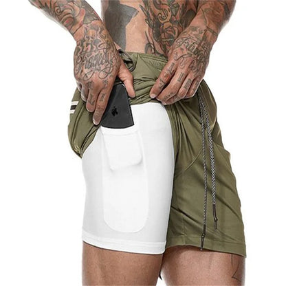 Sportswear Double-deck Running Shorts