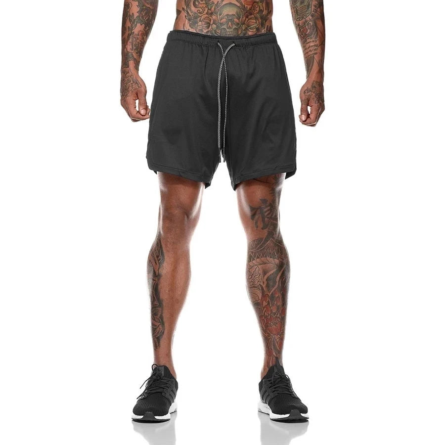 Sportswear Double-deck Running Shorts