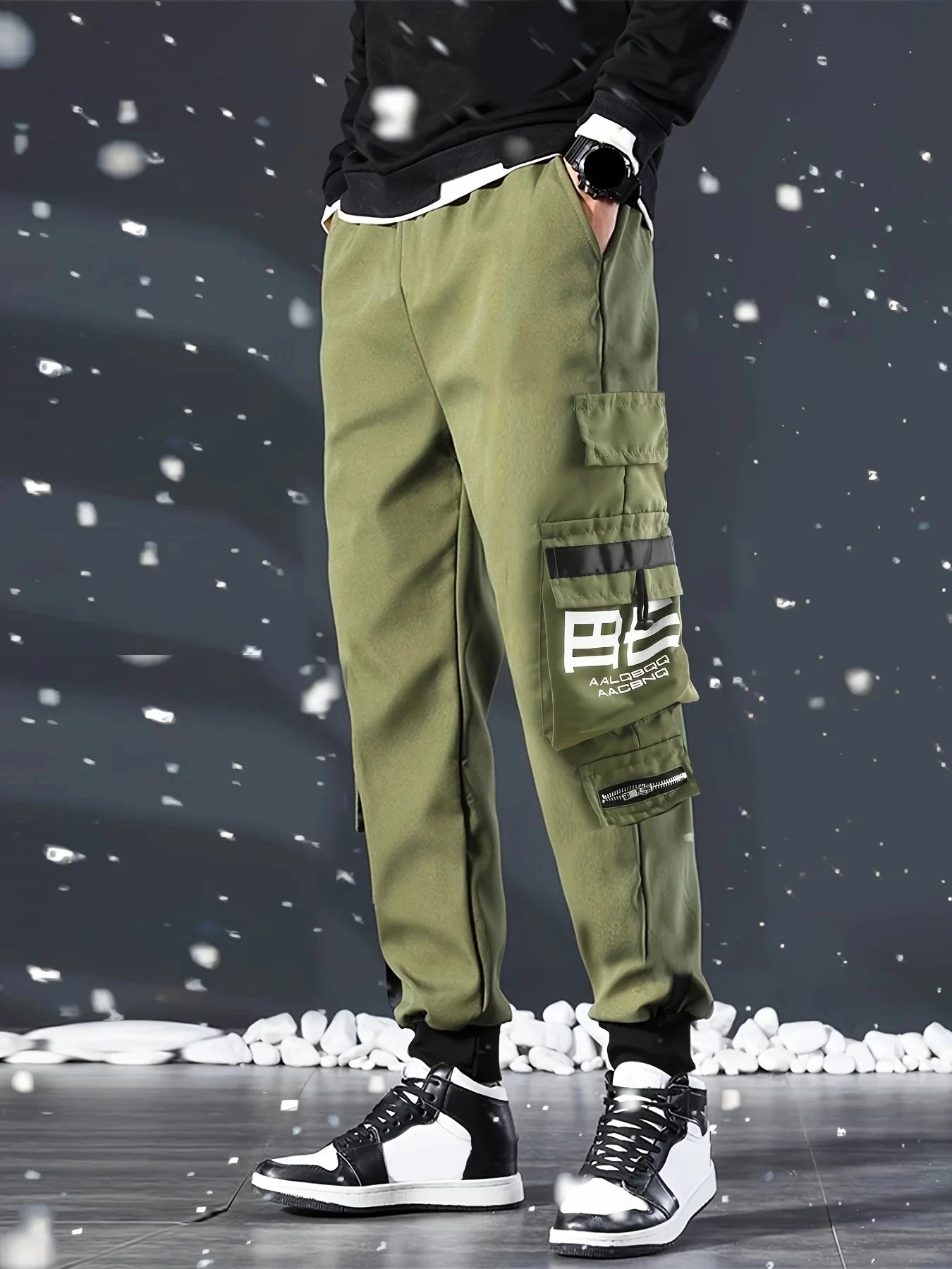 Men's Cargo Pants Casual Hip Hop