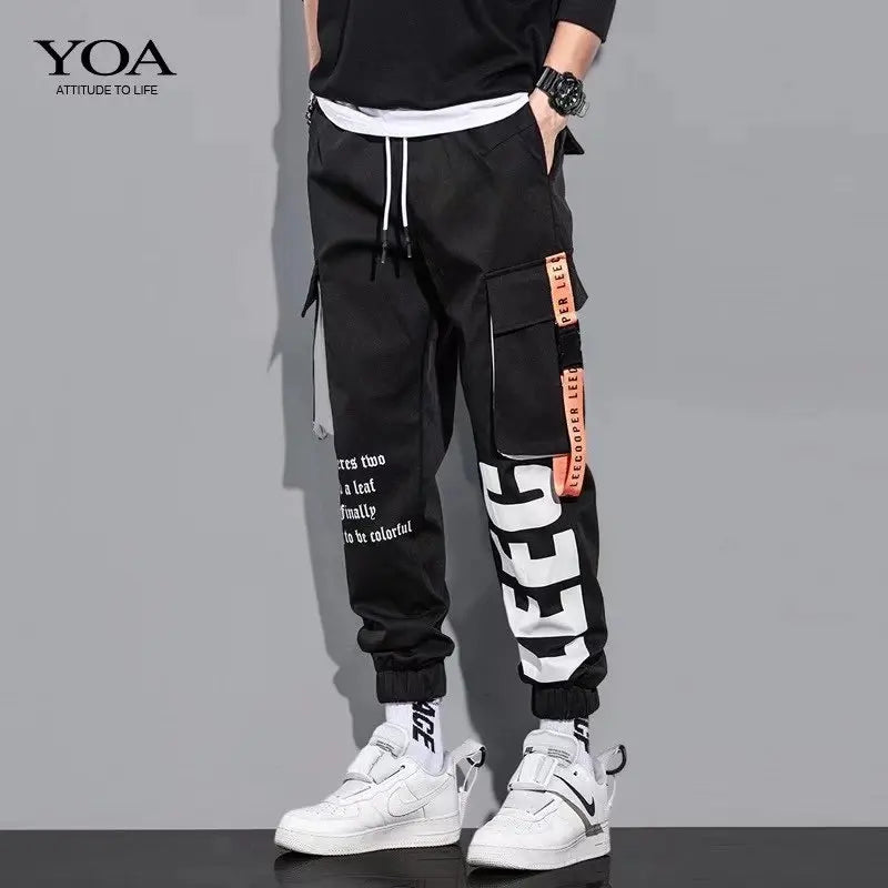 Men's Cargo Pants Casual Hip Hop