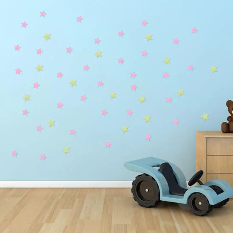 Luminous Wall Stickers Stars shine