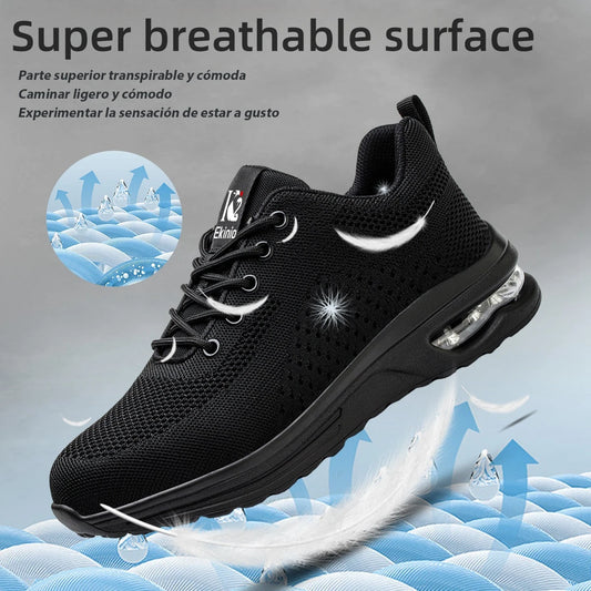 Air Cushion Work Safety Shoes For Men Women