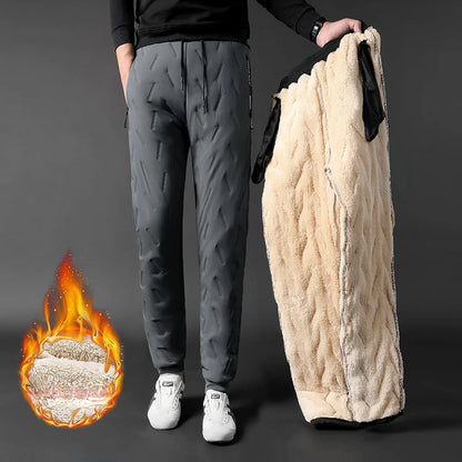 Winter Sweatwear Men Plush Thick Fleece