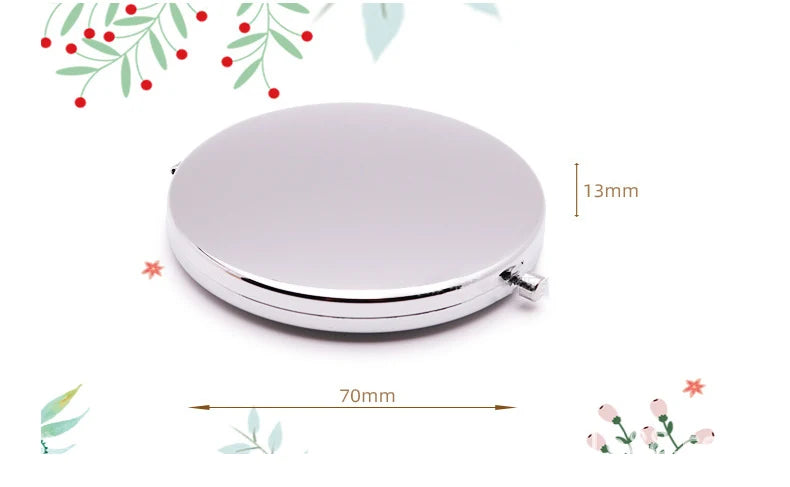 Personalized Compact Makeup Mirror