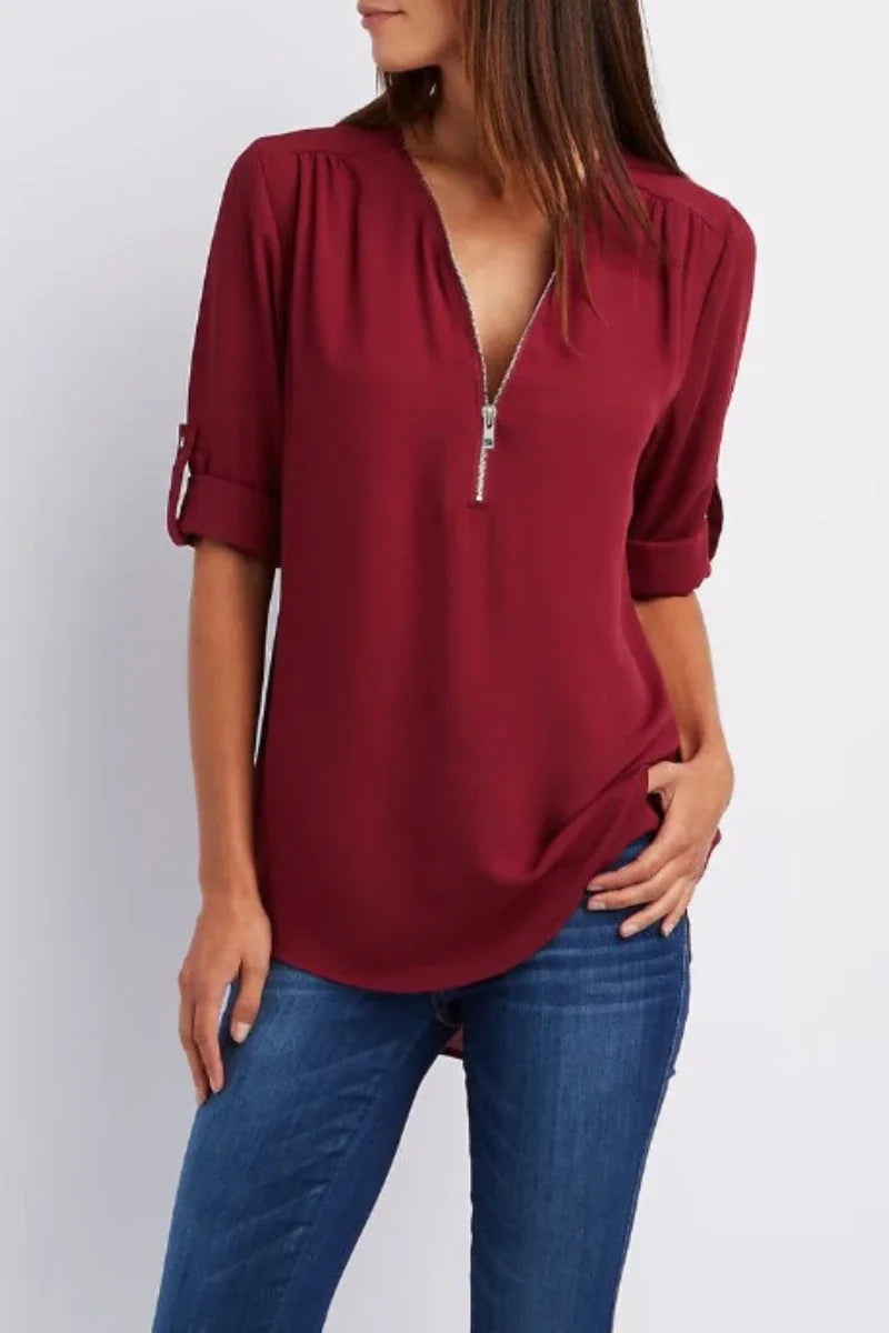 WOMEN NECK BLOUSE