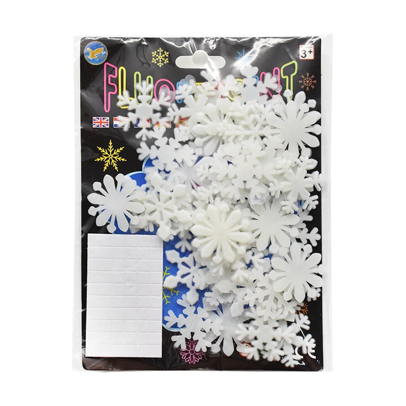 Luminous Snowflake Wall Stickers