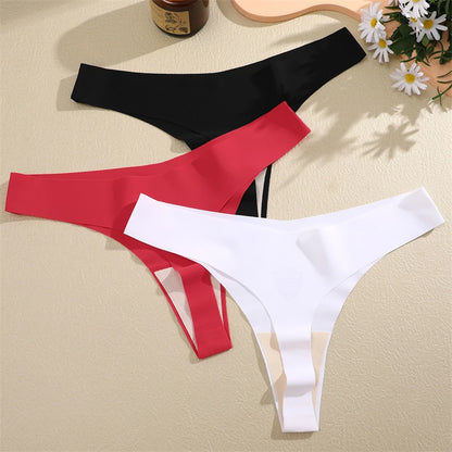 Women Ice Silk Seamless Underpants