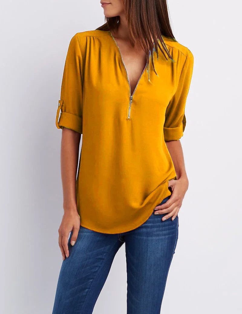 WOMEN NECK BLOUSE