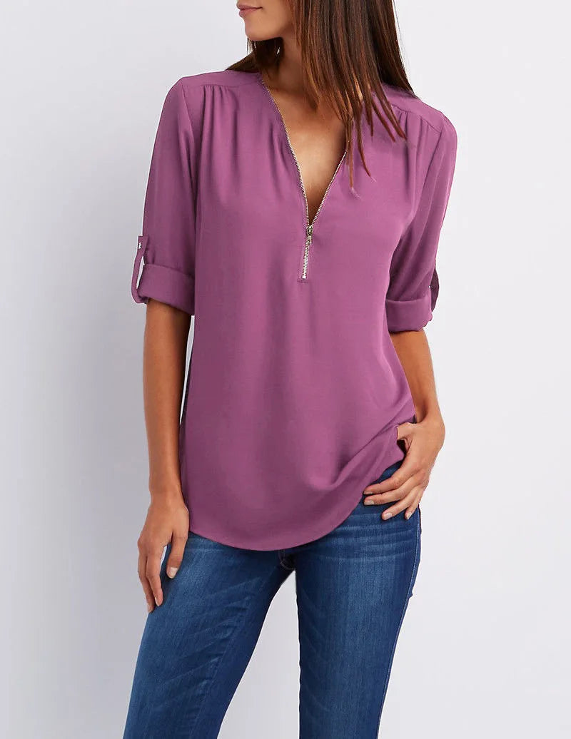 WOMEN NECK BLOUSE