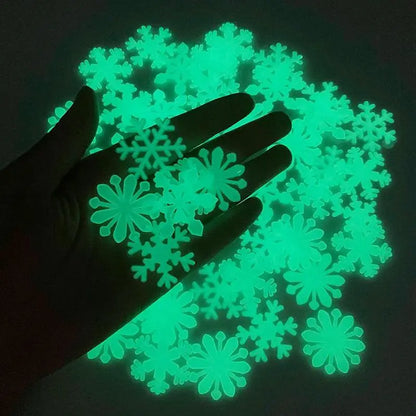 Luminous Snowflake Wall Stickers