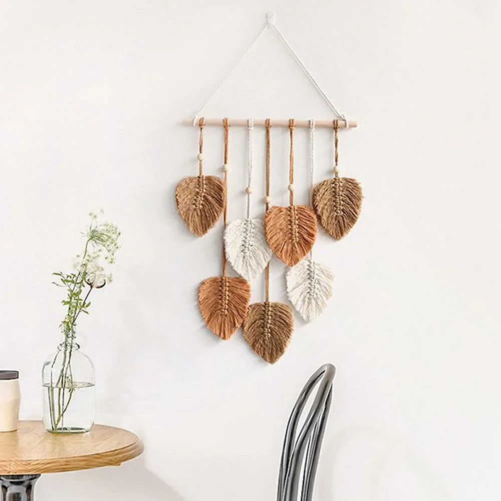 Leaf Macrame Wall Hanging