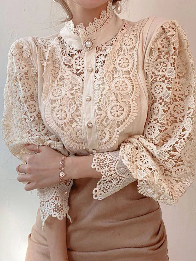 WOMEN CHIFFON BUTTON SHIRT