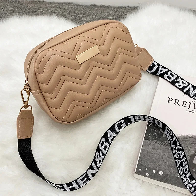 Fashion Wave Pattern Women Shoulder Bag