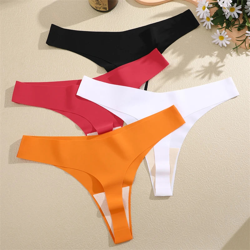 Women Ice Silk Seamless Underpants