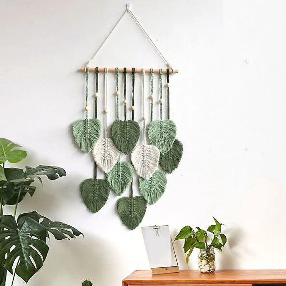 Leaf Macrame Wall Hanging