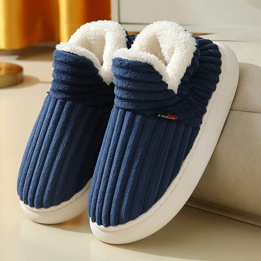 Bebealy Winter Plush Women Slippers