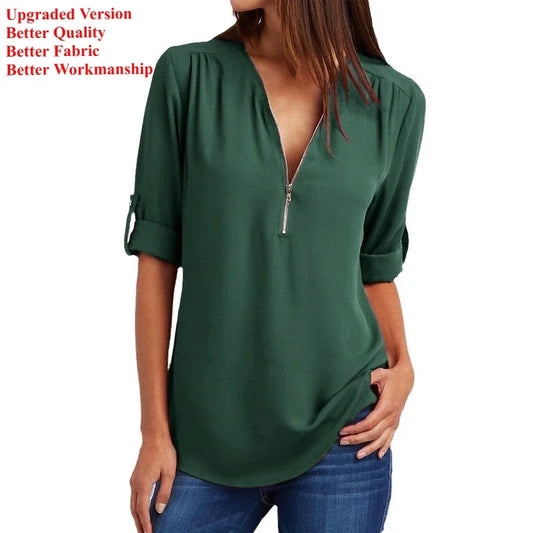 WOMEN NECK BLOUSE