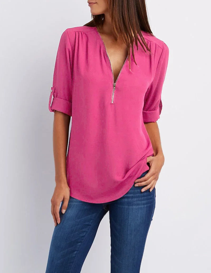 WOMEN NECK BLOUSE