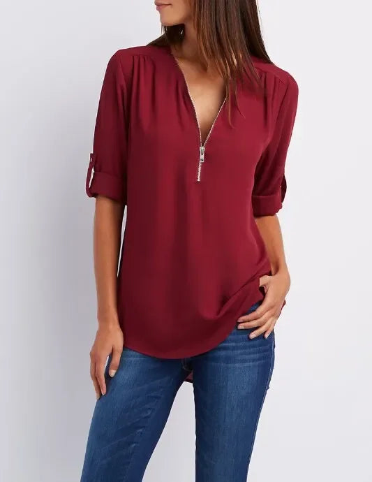 WOMEN NECK BLOUSE