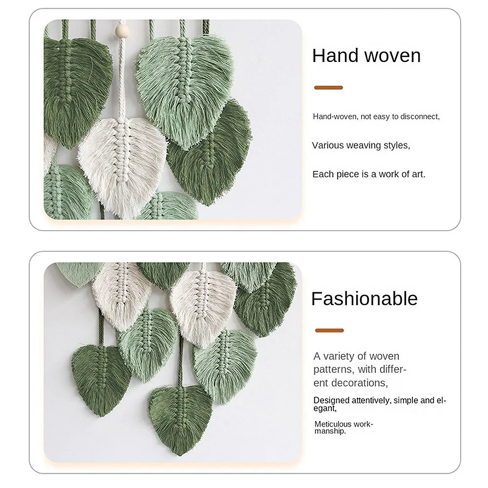 Leaf Macrame Wall Hanging