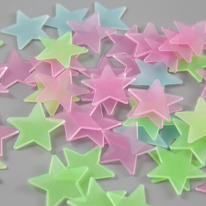 Luminous Wall Stickers Stars shine