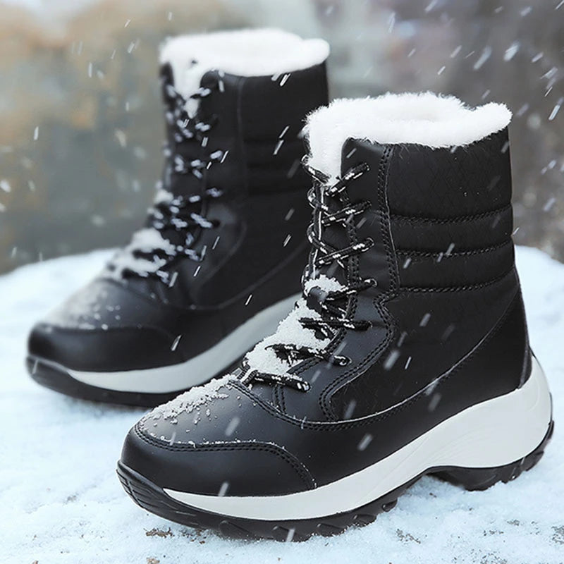 Snow Boots Women Platform Boots Non-slip