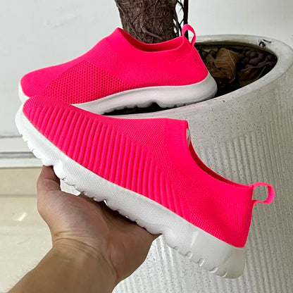 Women Shoes Knitting Sock Sneakers