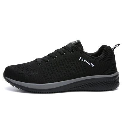 Men Running Walking Knit Shoes Fashion Casual Sneakers