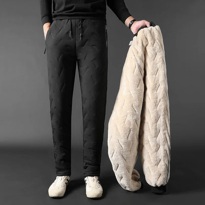 Winter Sweatwear Men Plush Thick Fleece