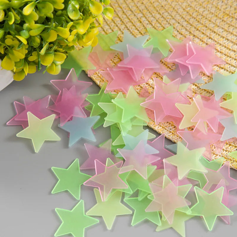 Luminous Wall Stickers Stars shine