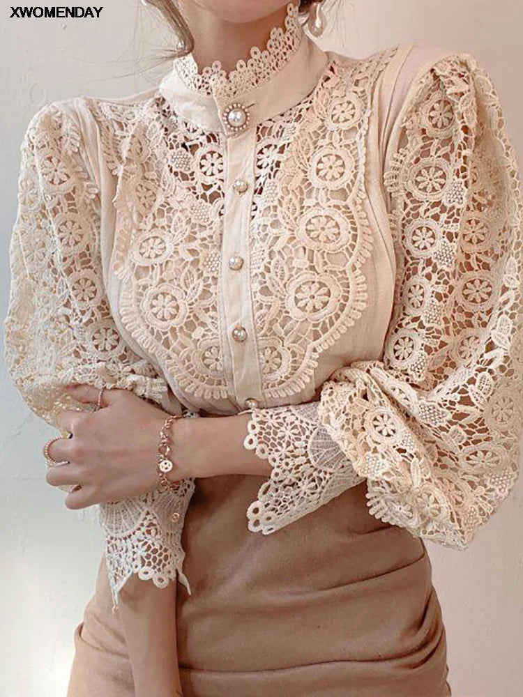 WOMEN CHIFFON BUTTON SHIRT