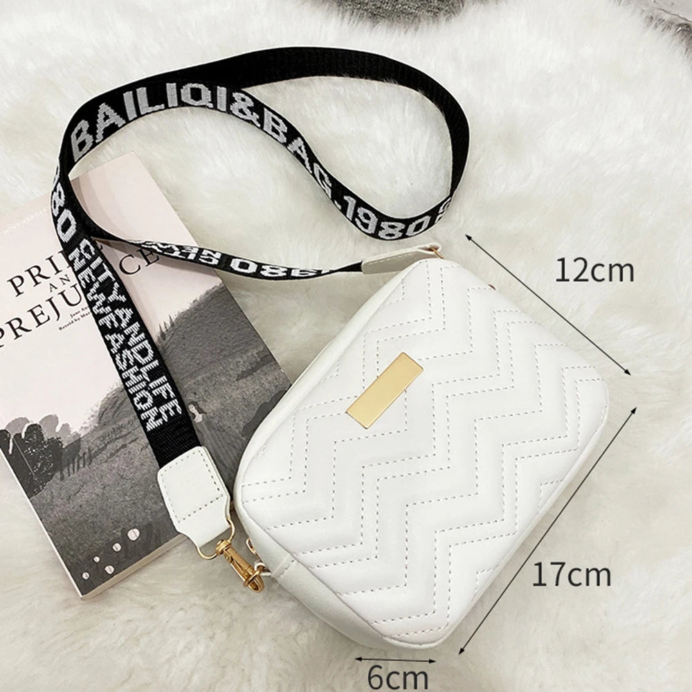 Fashion Wave Pattern Women Shoulder Bag