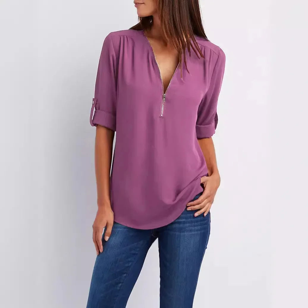 WOMEN NECK BLOUSE