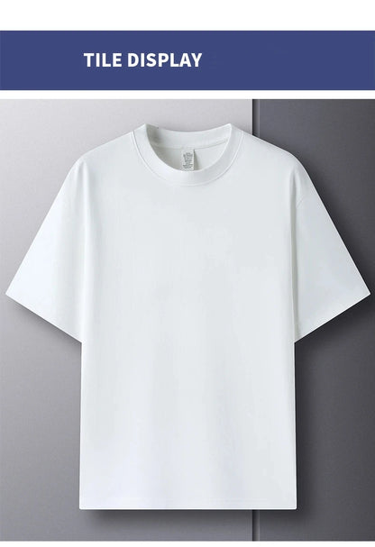 Men's short sleeve round neck