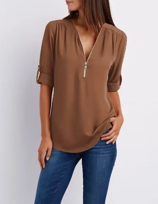 WOMEN NECK BLOUSE